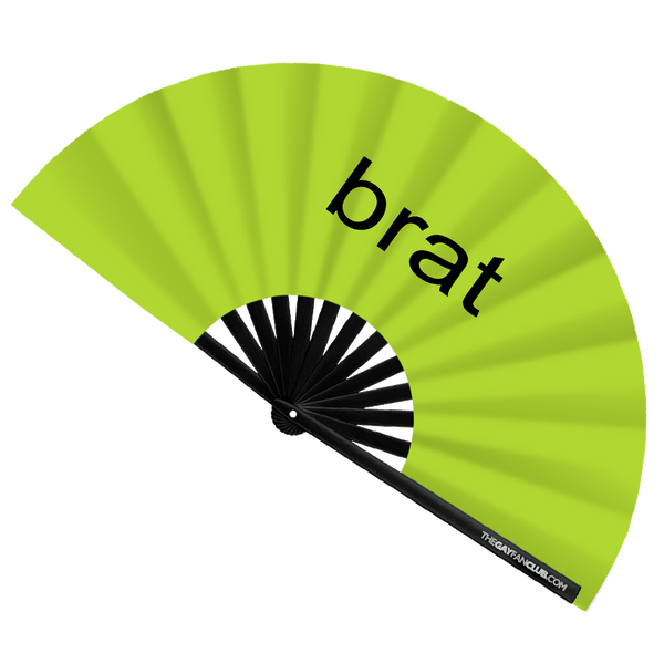 "Brat" Green Fan